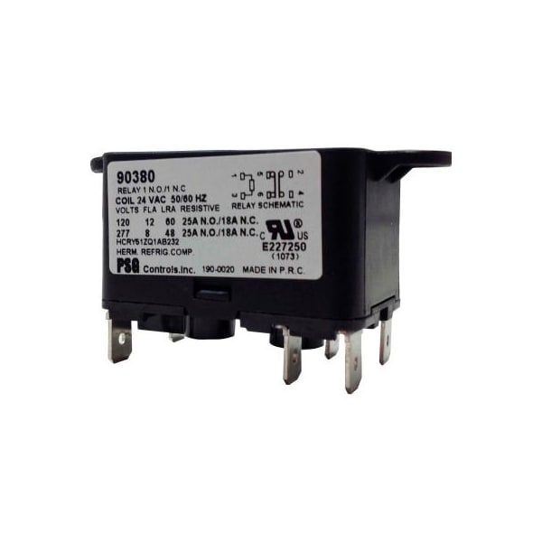 International Refrigeration Products PSG 90380 SPNO-SPNC Heavy Duty Relay 50/60 Hz 8 Amps at 240V; Coil 24VAC 90380 - main